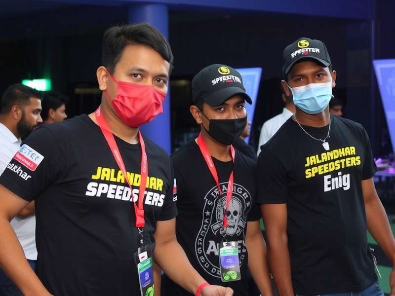 Jalandhar Speedsters Fan Meetup Jalandhar Speedsters fans at a gaming event in Punjab