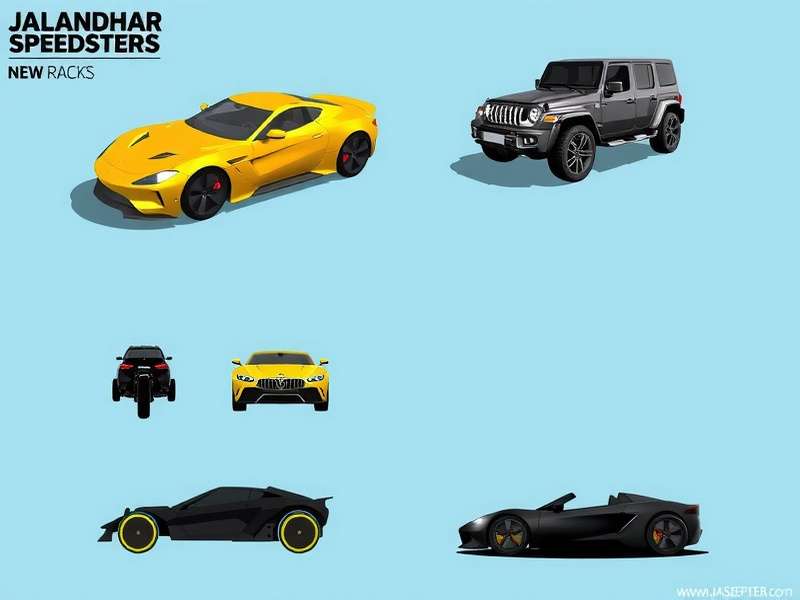 Jalandhar Speedsters Future Updates Concept art for upcoming Jalandhar Speedsters features including new tracks and electric vehicles