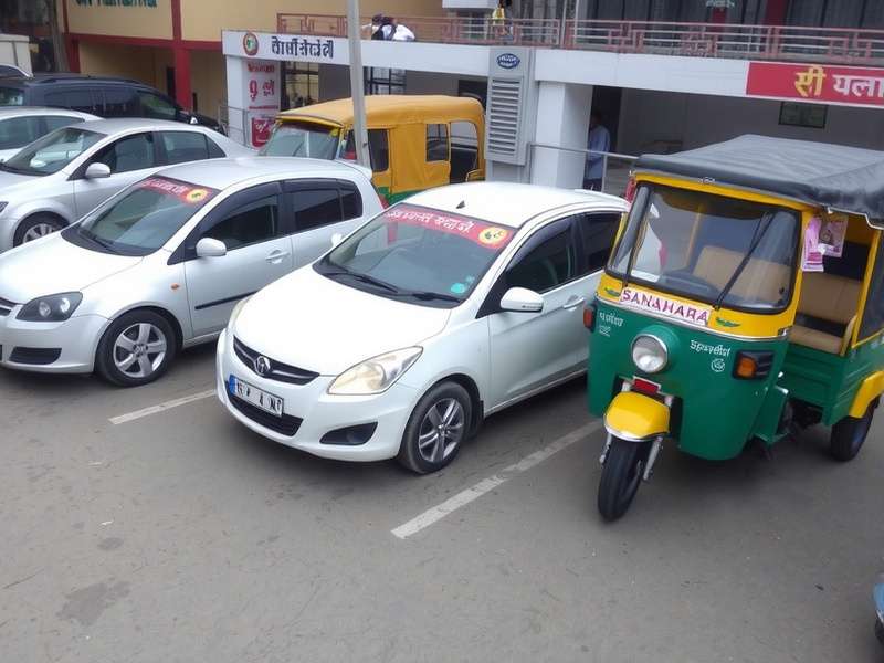Jalandhar Speedsters Vehicles Collection of vehicles in Jalandhar Speedsters including cars, bikes, and auto-rickshaws
